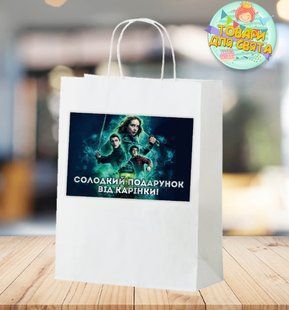 Пакет именной "Локвуд / Lockwood" 28х19х11 см комплимент для гостей - Украинский ТС_пакет_ім_Локвуд_Lo фото