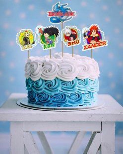 Набор средние топперы (8см) вырубка "Бейблейд/Beyblade" (5шт./уп.)(КАРТОН)- Набор №3 Бейблейд ТС_набор_топ_№3_Бейблейд фото