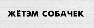 Гирлянда фигурная "ЖЁ&rsquo;ТЭМ СОБАЧЕК" черный картон ТС_гирлнд+ЖЁ&rsquo;ТЭМ СОБАЧЕК фото
