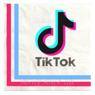 Салфетки "Тик Ток" бумажные 16 шт/уп. сервировочные одноразовые детские ФН_слфтк_тик-Ток_10шт фото