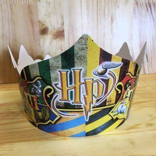 Корона картонная тематическая детская "Гарри Поттер / Harry Potter " (малотиражные издания) - без надписи SM_корона_Гарри Поттер_Ру фото