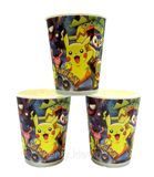 Стаканчики бумажные Покемон Пикачу /Pokemon поштучно (1 шт. 250 мл.) одноразовые детские - ТСВ_сткнч_Покемон/Pokemon фото